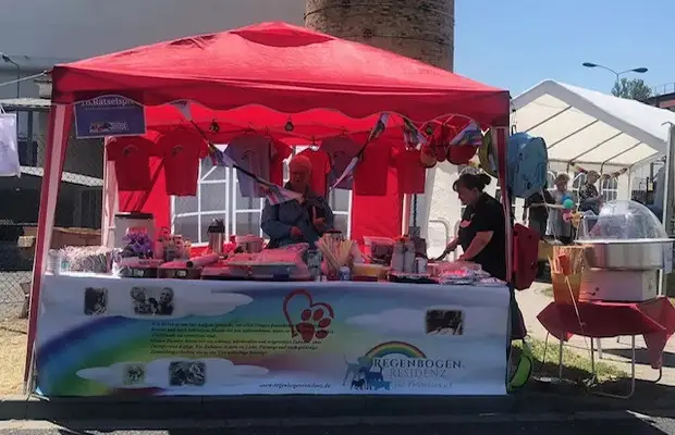 regenbogenresidenz wildau auf dem stadtfest 08
