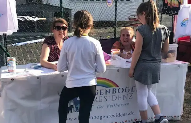 regenbogenresidenz wildau auf dem stadtfest 09
